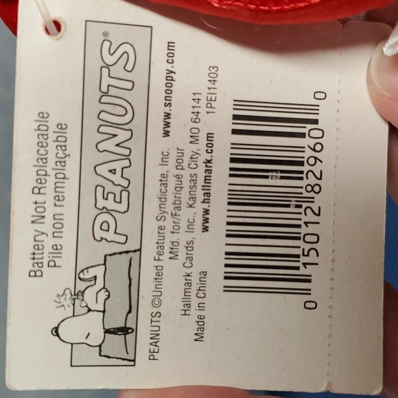 Peanuts Snoopy Joe Mistletoe plush - Picture 10 of 10